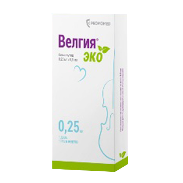 Велгия эко р-р п/к 0,25мг 0,5мл №4  (шприцы в автоинжекторах)