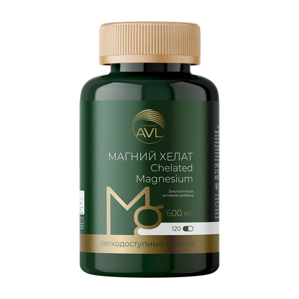 Магний хелат капс. 636мг 120 шт.