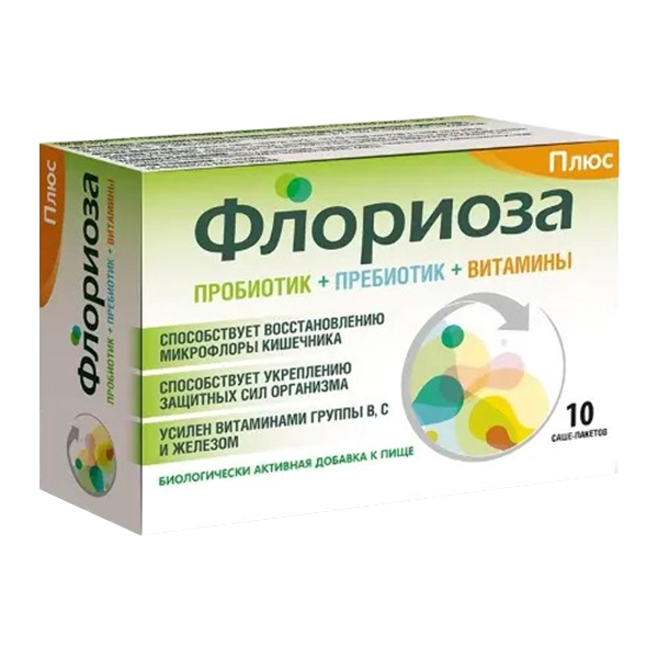 Флориоза плюс пор. 2г пакет-саше 10 шт.