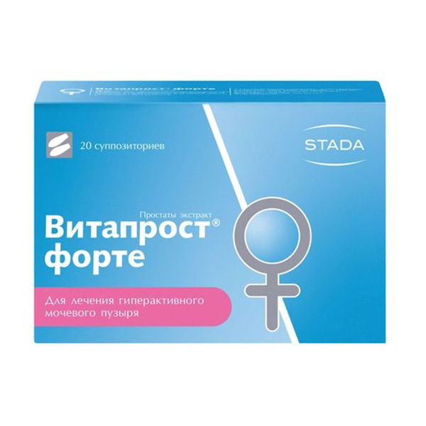 Витапрост форте супп. рект. 20мг №10
