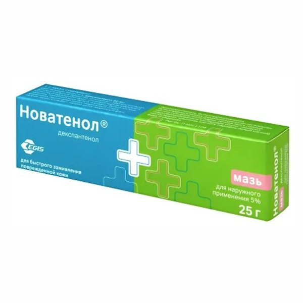 Новатенол мазь 5% 25г №1