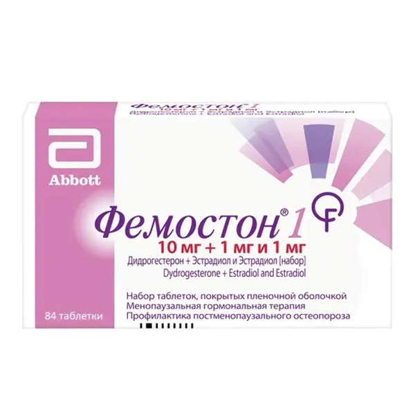 Фемостон 1 набор таб. п.п.о. 10мг+1мг+1мг №28