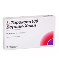 L-Тироксин 100 Берлин-Хеми таб. 100мкг №50