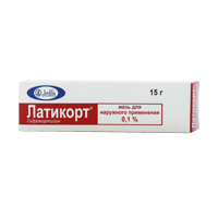 Латикорт мазь д/наруж.прим. 0,1% 15г №1