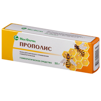 Прополис мазь д/наруж.прим. гомеопатическая 30г