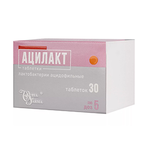 Ацилакт таб. 5доз №30  (150 доз)