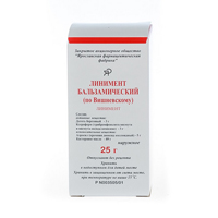 Линимент бальзамический (по Вишневскому) д/наружн. прим. 25г