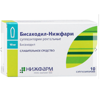 Бисакодил-Нижфарм супп. рект. 10мг №10