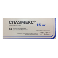 Спазмекс таб. п.п.о. 15мг №30