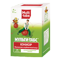 Мульти-табс юниор таб. жев. малиново-клубничные №30