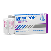 Виферон супп. рект. 1млн.МЕ №10