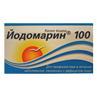 Йодомарин 100 таб. 0,1мг №100