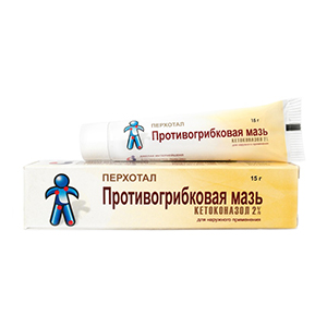 Перхотал мазь 2% 15г №1