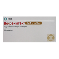 Ко-ренитек таб. 12,5мг+20мг №28