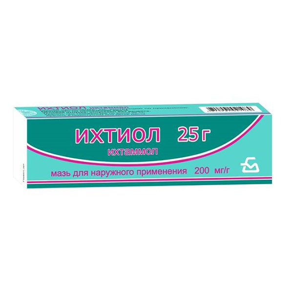 Ихтиол мазь 20% 25г №1