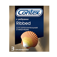 Презервативы Контекс/Contex риббед ребра №3