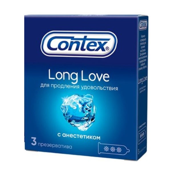Презервативы Контекс/Contex лонг лав анестетик продлевающие половой акт №12