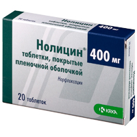 Нолицин таб. п.п.о. 400мг №20
