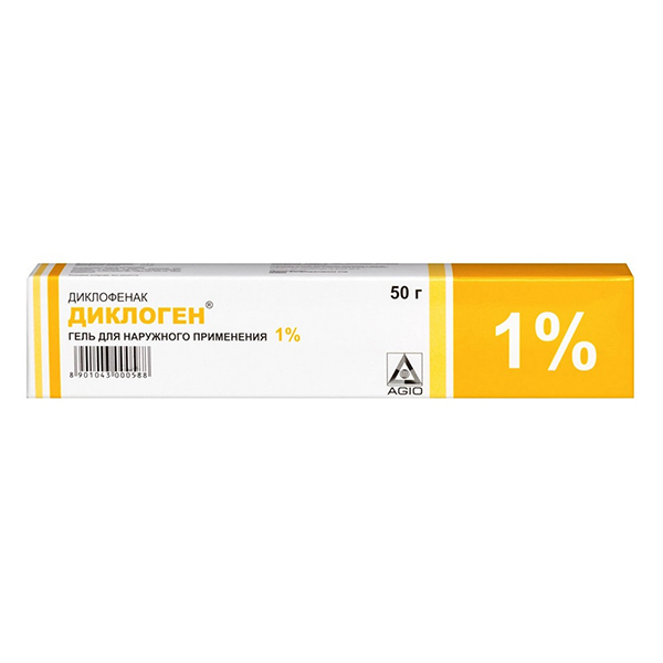 Диклоген гель 5% 50г №1
