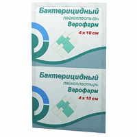 Пластырь бактерицидный 4х10см №1