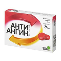 Анти-ангин формула пастилки №12