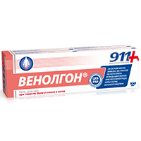 911 венолгон гель д/ног 100мл