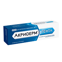 Акридерм Гента крем д/наруж прим. 30г №1