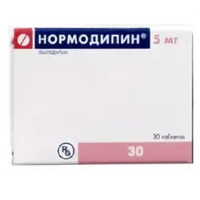 Нормодипин таб. 5мг №30