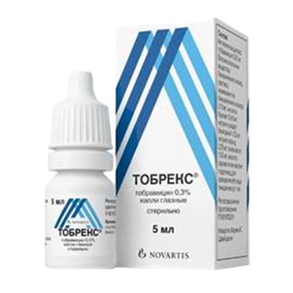 Тобрекс капли гл. 0,3% 5мл №1