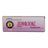 Ломфлокс таб. п.п.о. 400мг №5