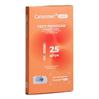 Сателлит плюс ПКГЭ-02,4 тест-полоски д/глюкометра №50