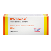 Транексам таб. п.п.о. 250мг №10