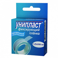 Пластырь Унипласт плен прозрачн 1,25х500см