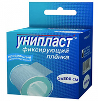 Пластырь Унипласт плен прозрачн 5х500см
