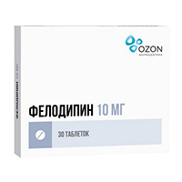 Фелодипин Канон таб.пролонг действ п.п.о. 10мг №30