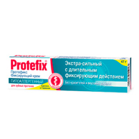 Протефикс крем фиксирующий д/зубных протезов экстра-сильный гипоаллерген 40мл  (47г)
