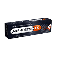 Акридерм ГК мазь 15г №1