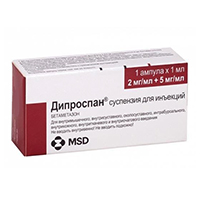 Дипроспан сусп. д/ин 2мг/мл+5мг/мл 1мл №1