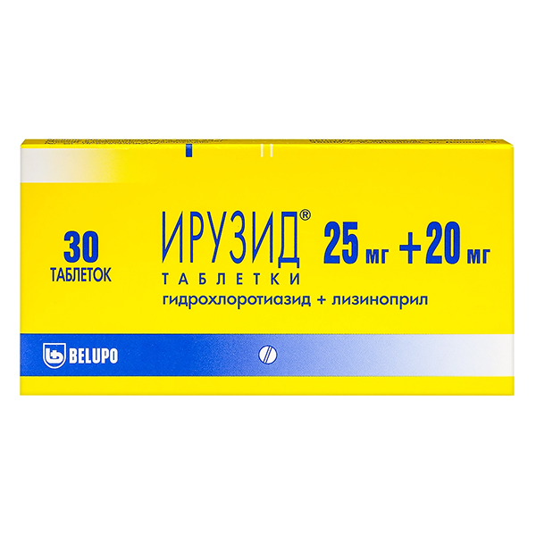 Ирузид таб. 25мг+20мг №30