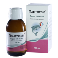 Пантогам р-р внутр 100мг/мл 100мл №1