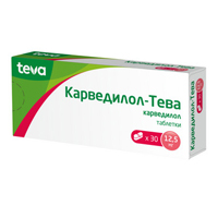 Карведилол-Тева таб. 12,5мг №30