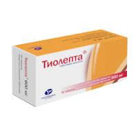 Тиолепта таб. п.п.о. 600мг №60