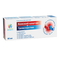 Натура Медика гель-бальзам д/ног 85мл (кон каштан-троксерутин)