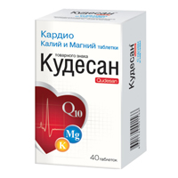 Кудесан кардио таб. калий-магний №40