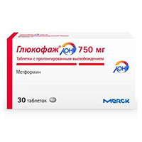 Глюкофаж лонг таб.пролонг.высвоб. 750мг №60