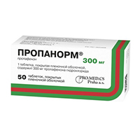 Пропанорм таб. п.п.о. 300мг №50
