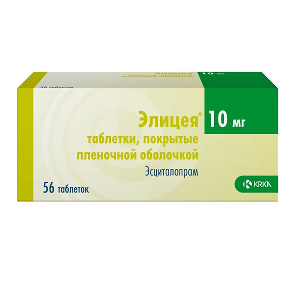 Элицея таб. п.п.о. 10мг №56