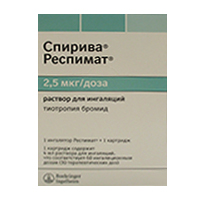 Спирива Респимат р-р д/ингал. картридж 2,5мкг/доза 60доз 4мл №1  (с ингалятором Респимат)