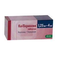 Ко-перинева таб. 1,25мг+4мг №90