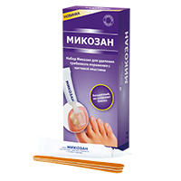 Микозан набор д/удаления грибкового поражения с ногтевой пластины